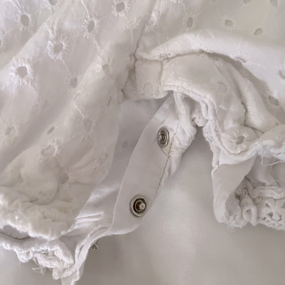 For All Mankind size 18 mos one-piece white summer outfit - Picture 5 of 8